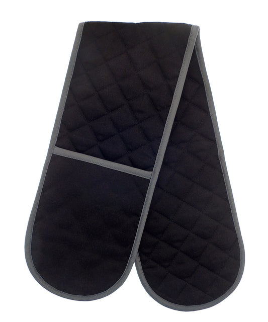 Home & Living HL201 Pro Chef double oven glove in Black/Black