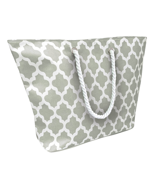 Home & Living HL205 Beach cool bag in Grey/White