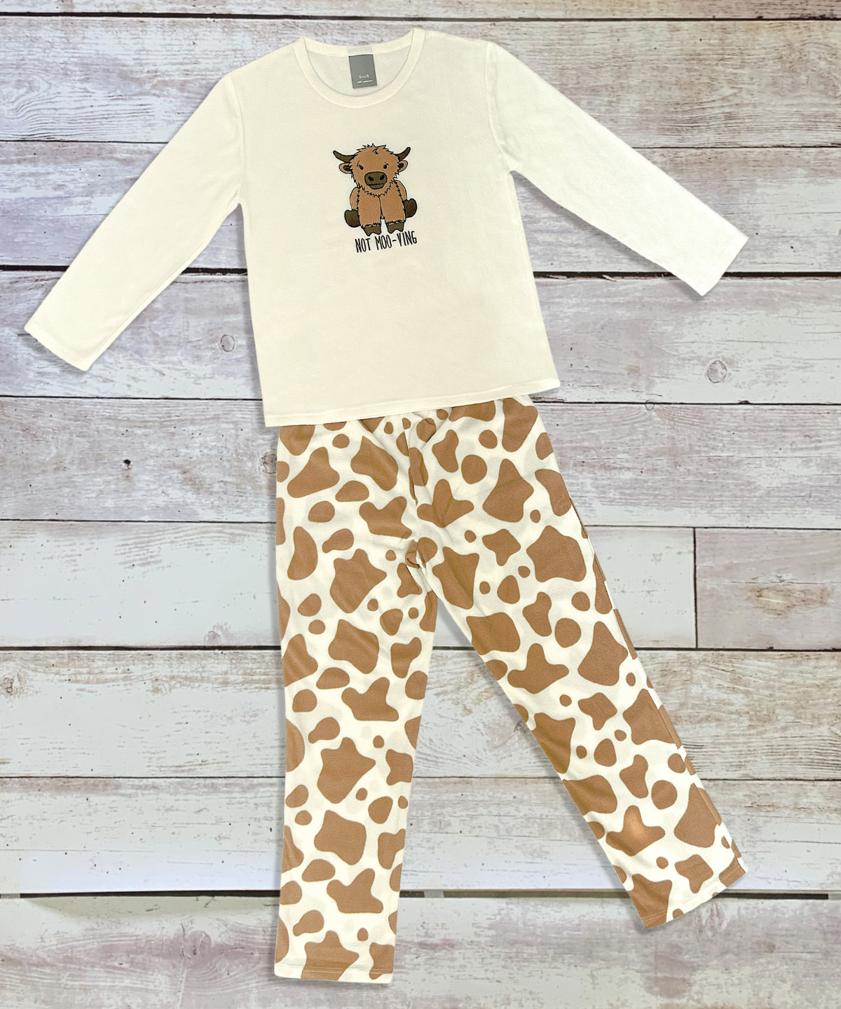 Home & Living HL219 Appliqué pyjamas in Highland Cow