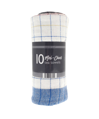 Home & Living HL223 Pack of tea towels (10-pack) in Assorted