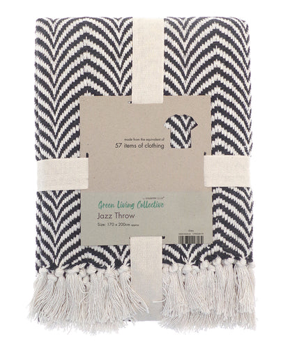 Home & Living HL225 Recycled mixed-fabric throw