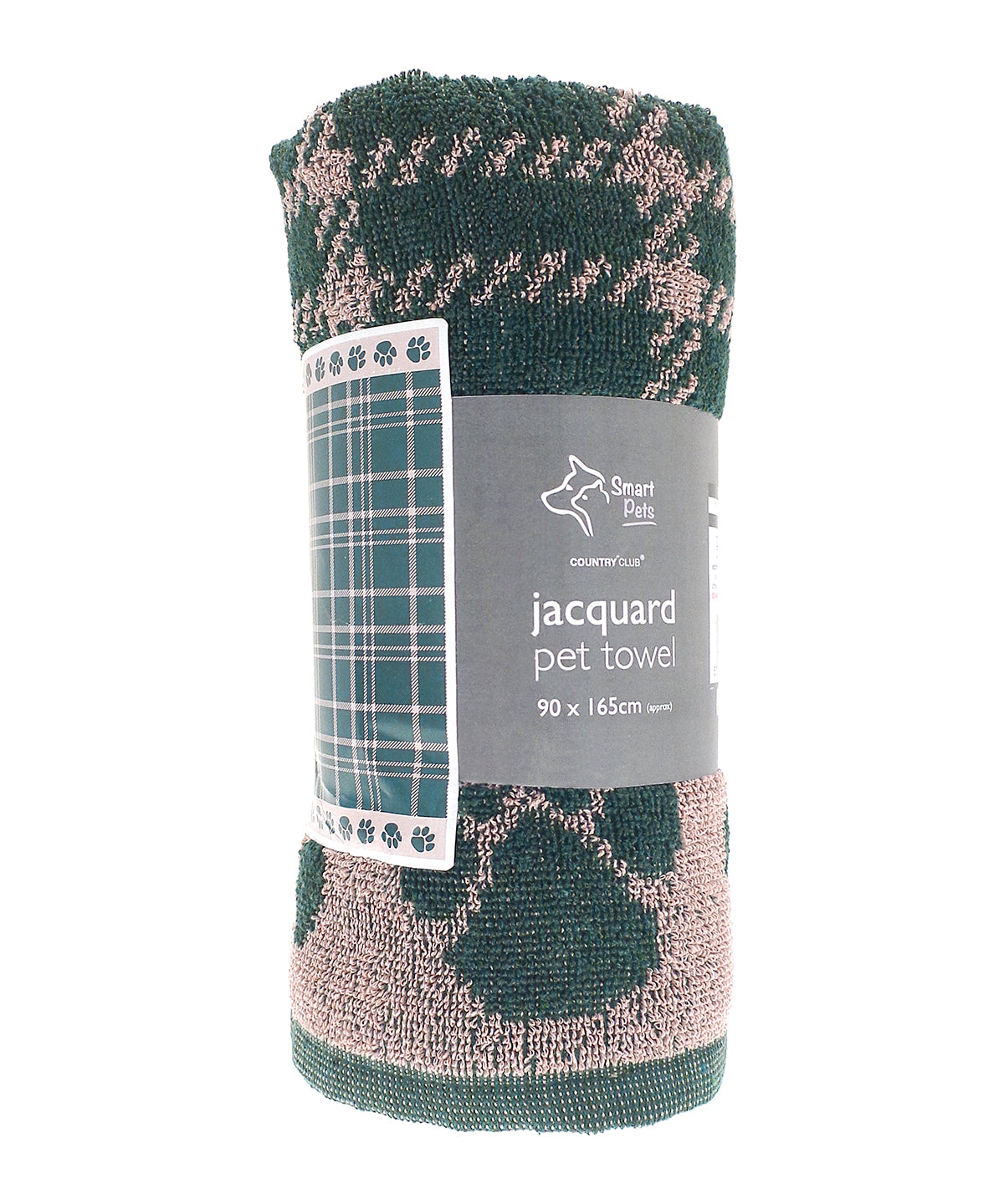 Home & Living HL235 Jumbo terry jacquard dog towel in Green