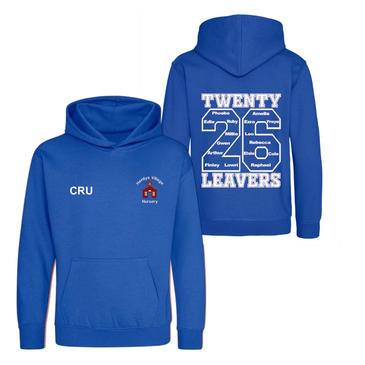 Henllys Village Nursery Leavers Hoodies (KIDS SIZE)