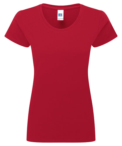 Russell Athletic J180F Women’s authentic classic t-shirt in Classic Red
