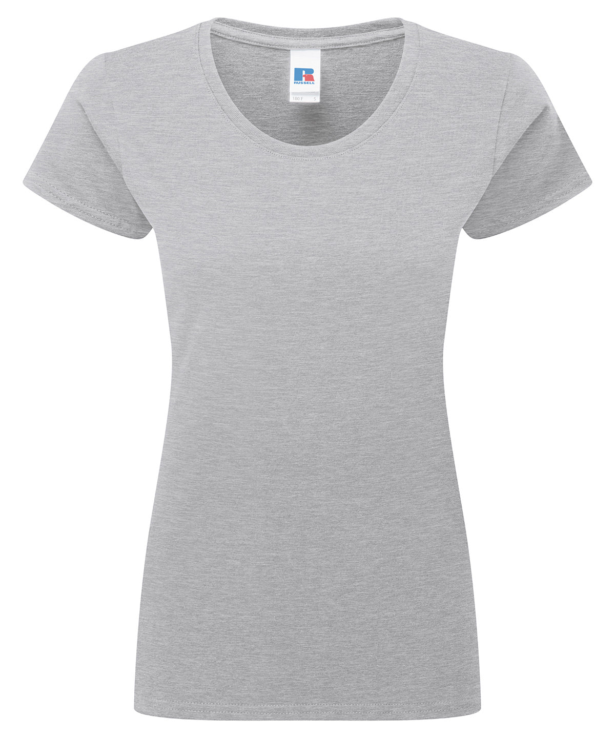 Russell Athletic J180F Women’s authentic classic t-shirt in Light Oxford