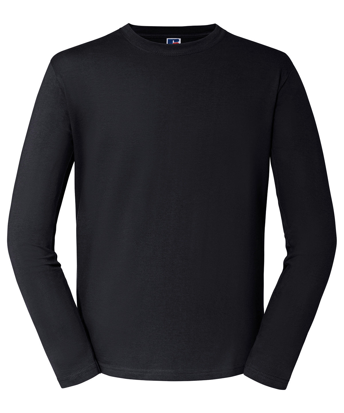 Russell Athletic J180L Classic long sleeve T in Black