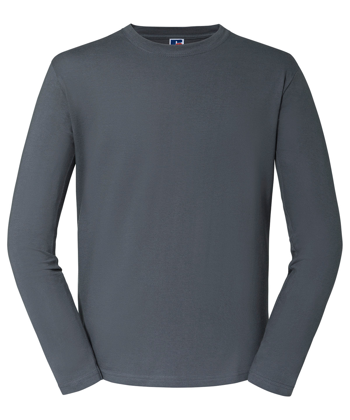 Russell Athletic J180L Classic long sleeve T in Convoy Grey