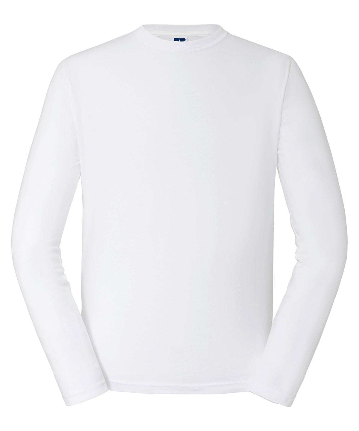 Russell Athletic J180L Classic long sleeve T in White