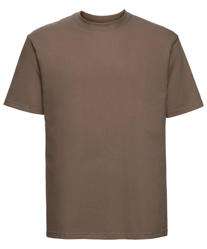 Russell Athletic J180M Super ringspun classic t-shirt in Mocha