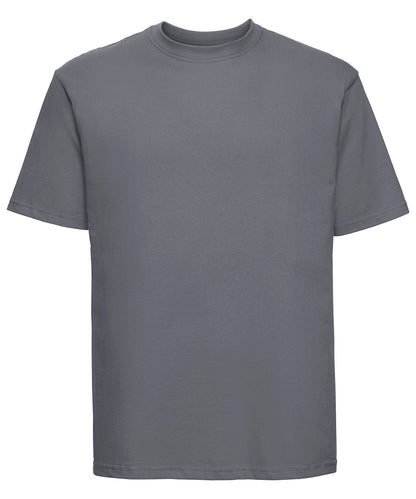 Russell Athletic J215M Classic heavyweight ringspun t-shirt in Convoy Grey