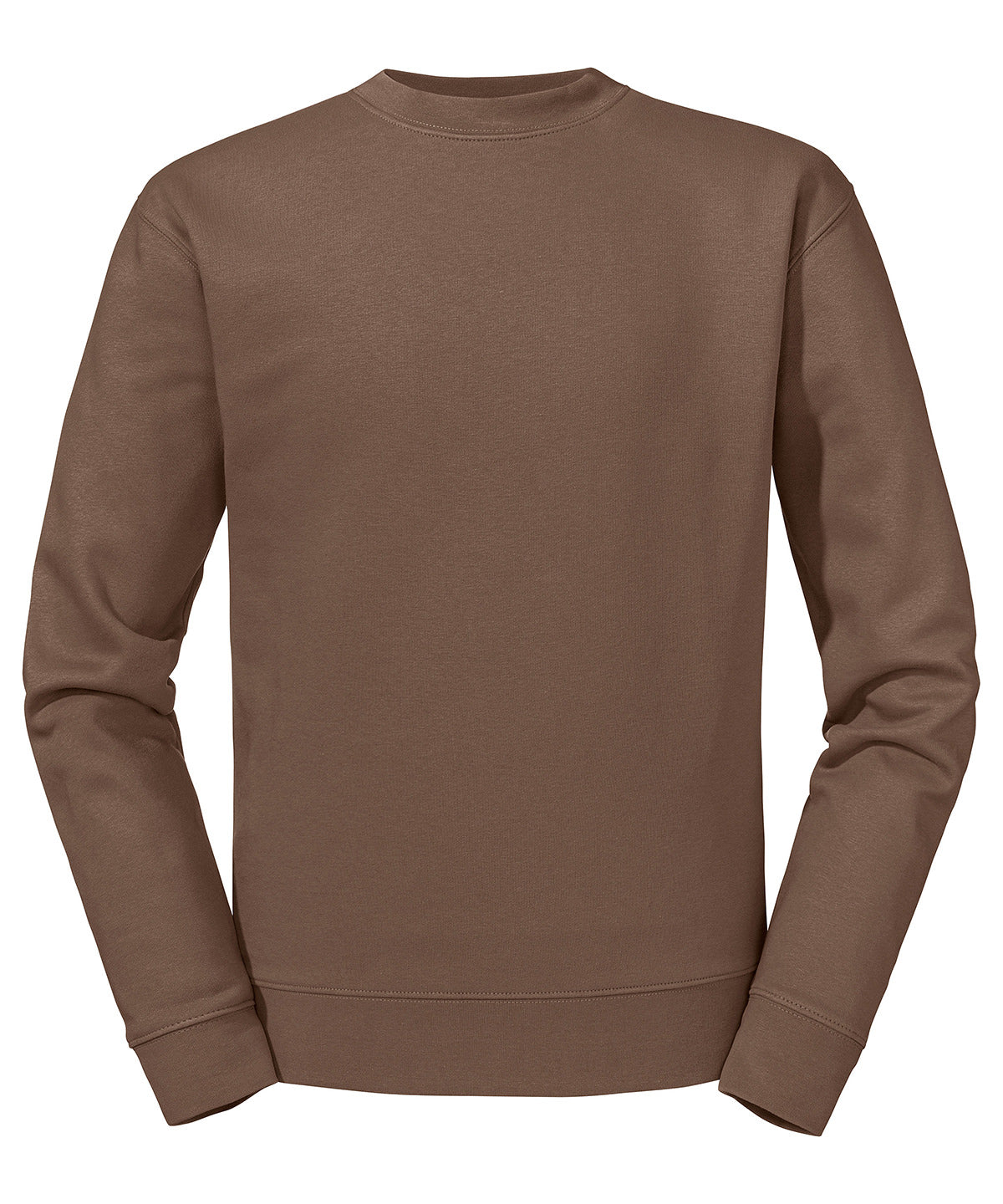 Russell Athletic J262M Set-in sleeve sweatshirt in Mocha