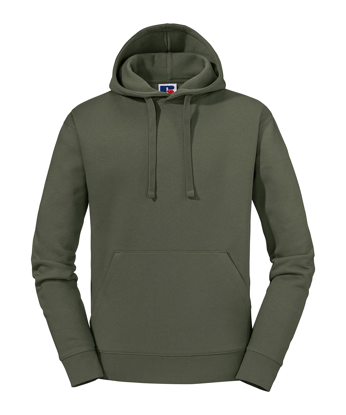 Russell Athletic J265M Authentic hooded sweatshirt in Olive