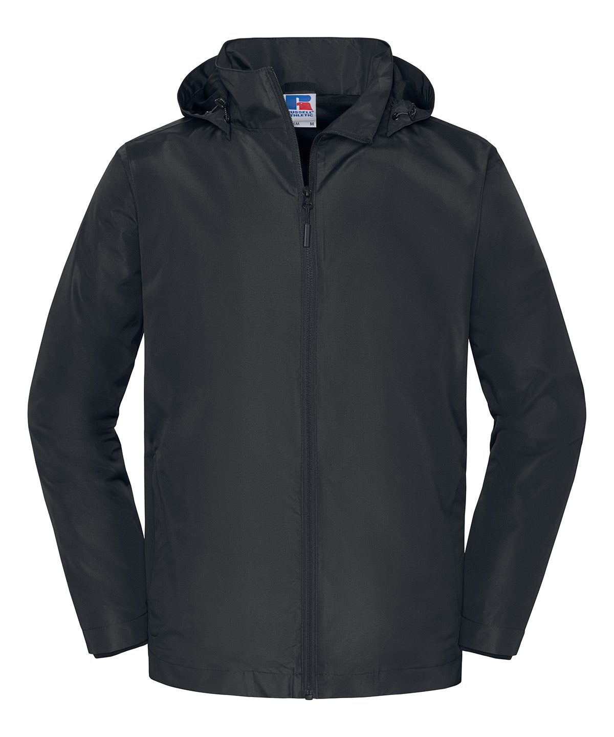 Russell Athletic J416M Essential weather shell jacket in Black