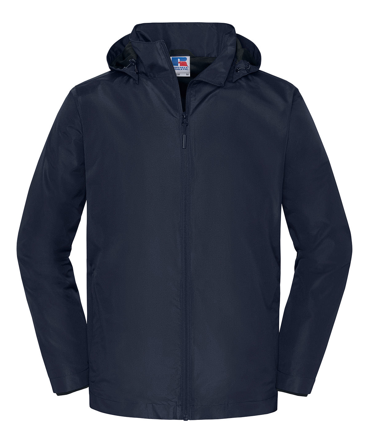 Russell Athletic J416M Essential weather shell jacket in French Navy