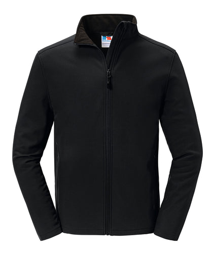 Russell Athletic J420M Essential softshell jacket in Black