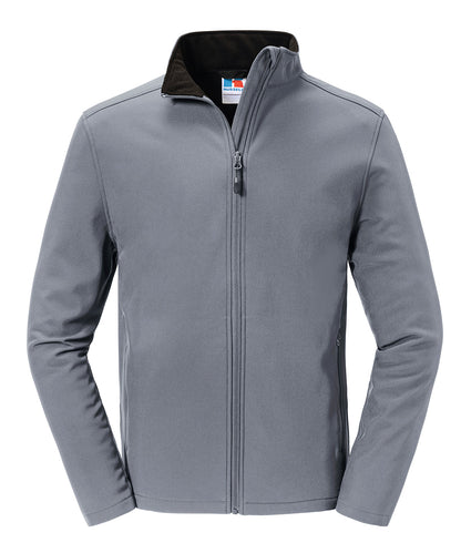 Russell Athletic J420M Essential softshell jacket in Iron Grey