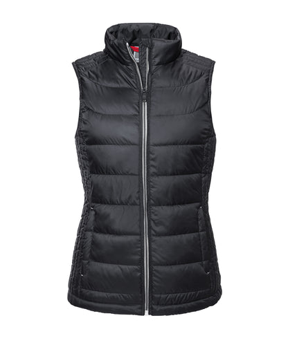 Russell Athletic J441F Women's Nano bodywarmer in Black