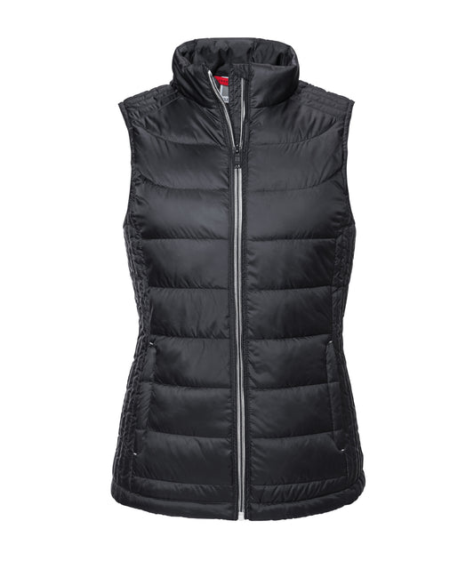 Russell Athletic J441F Women's Nano bodywarmer in Black