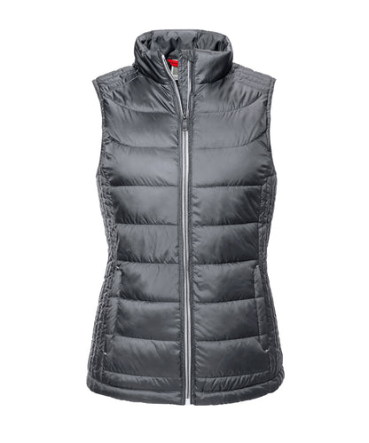 Russell Athletic J441F Women's Nano bodywarmer in Iron Grey