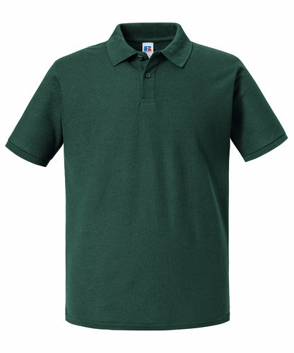 Russell Athletic J570M Authentic eco polo in Bottle Green