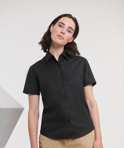 Russell Athletic Collection J933F Women's short sleeve Oxford shirt