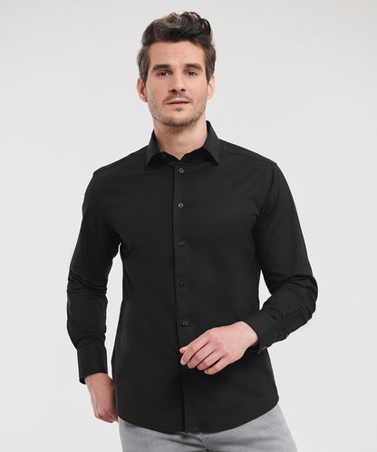 Russell Athletic Collection J946M Long sleeve easycare fitted shirt