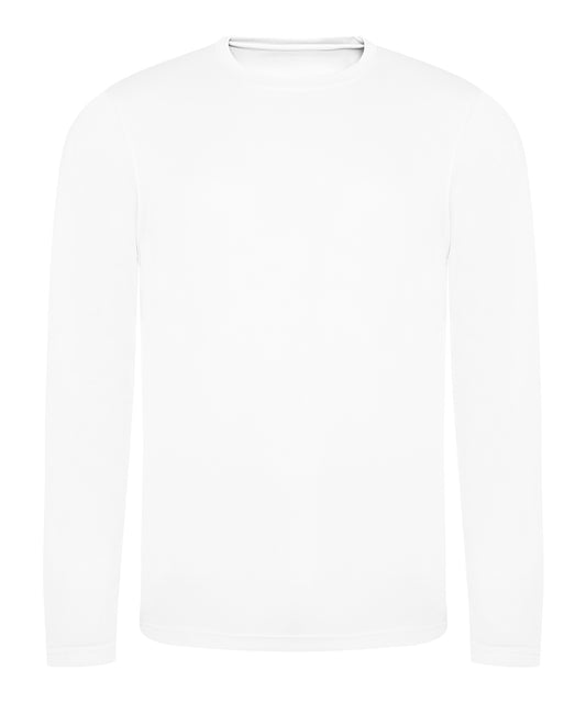 AWDis Just Cool JC002 Long sleeve cool T in Arctic White