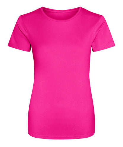 AWDis Just Cool JC005 Women's cool T in Hyper Pink