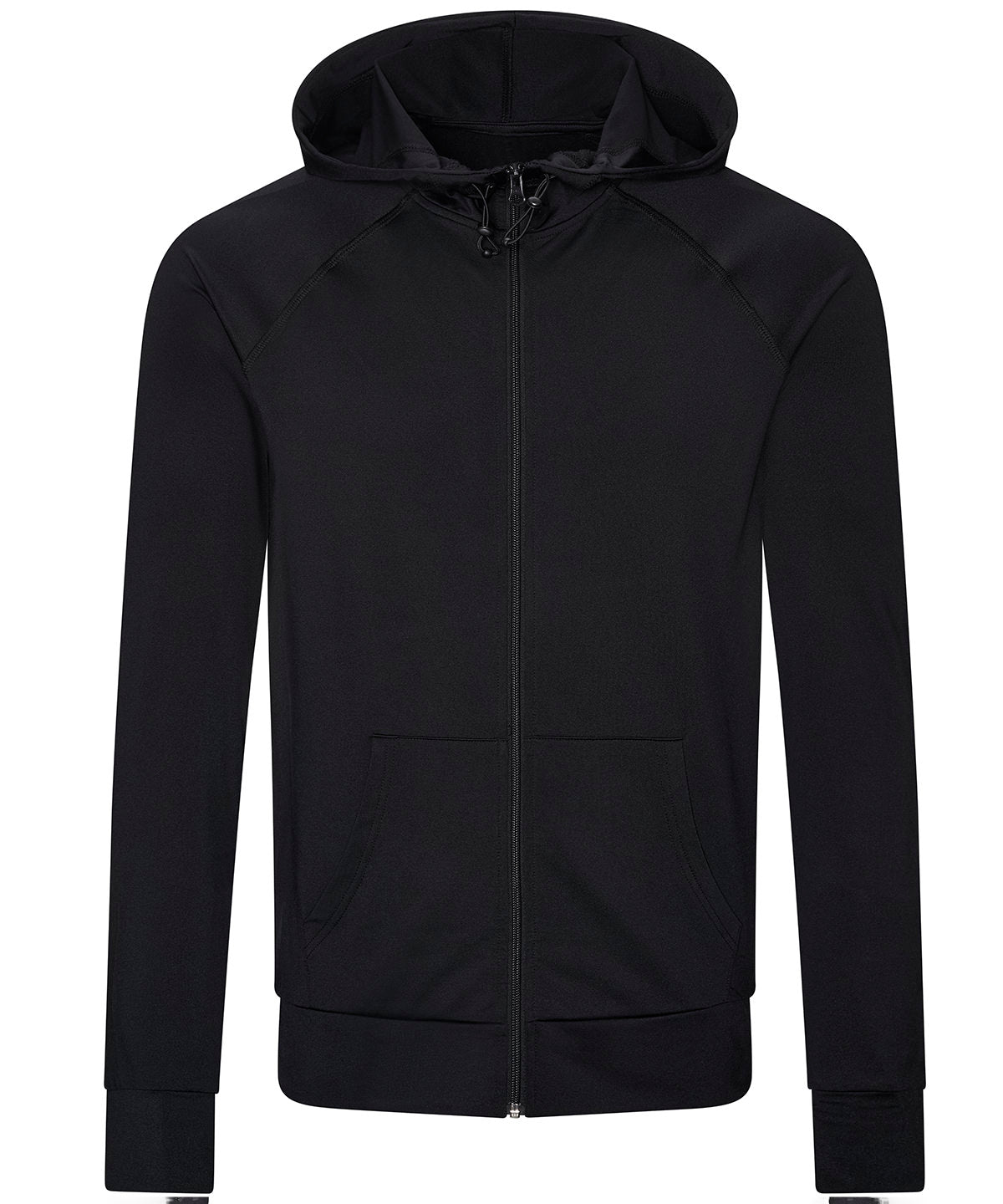 AWDis Just Cool JC057 Cool contrast zoodie in Jet Black