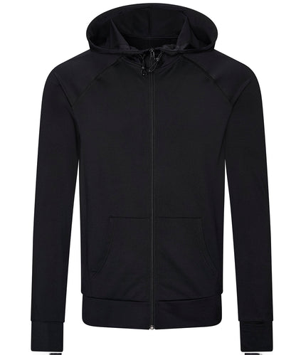 AWDis Just Cool JC057 Cool contrast zoodie in Jet Black
