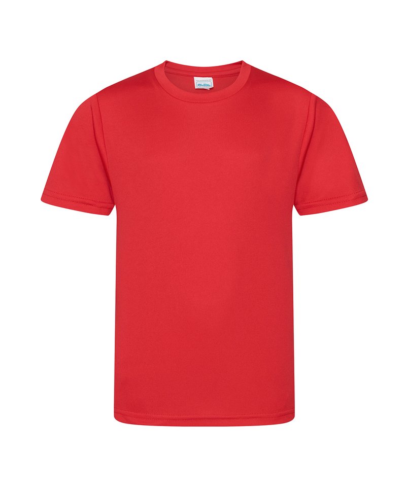AWDis Just Cool JC20J Kids cool smooth T in Fire Red