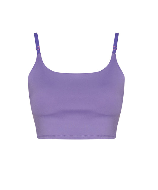 AWDis Just Cool JC217 Women’s recycled tech sports bra in Digital Lavender