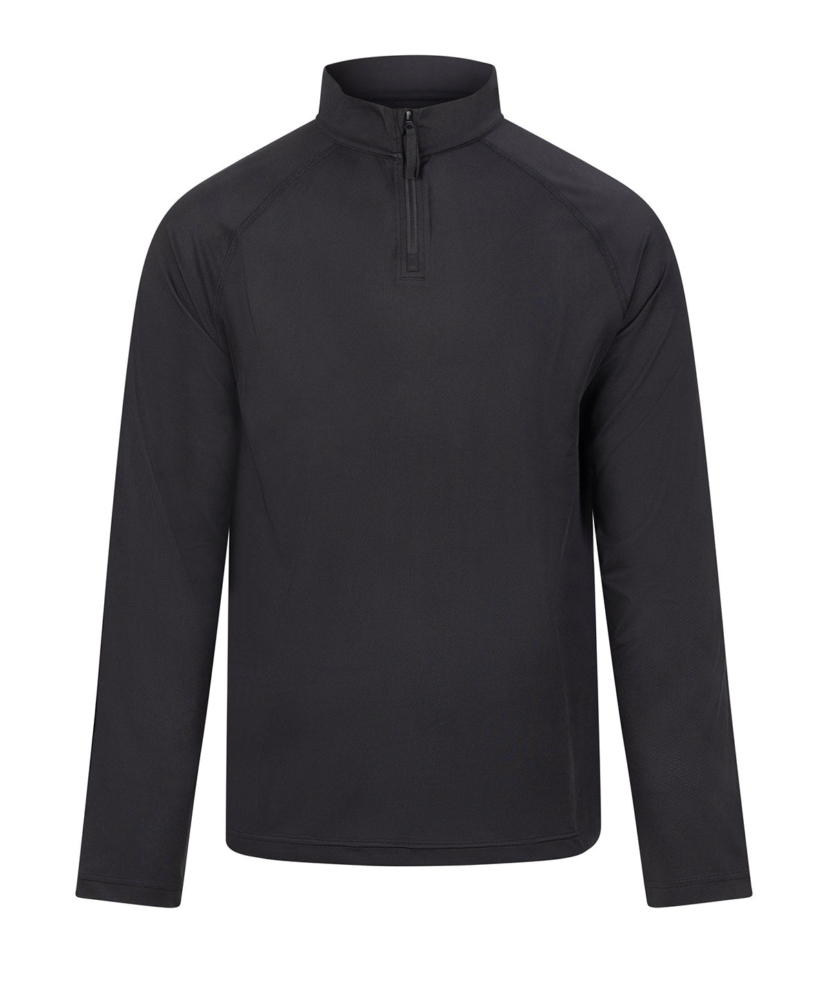 AWDis Just Cool JC230 Lightweight active 1/4-zip in Jet Black