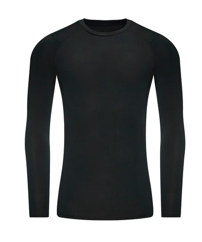 AWDis Just Cool JC232 Active recycled baselayer in Jet Black
