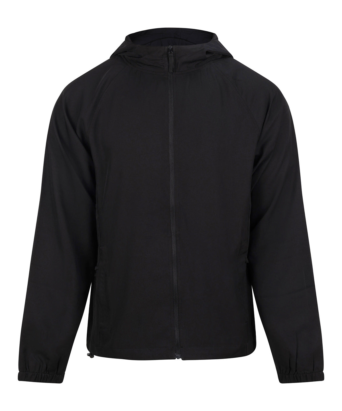AWDis Just Cool JC282 Active track jacket in Jet Black