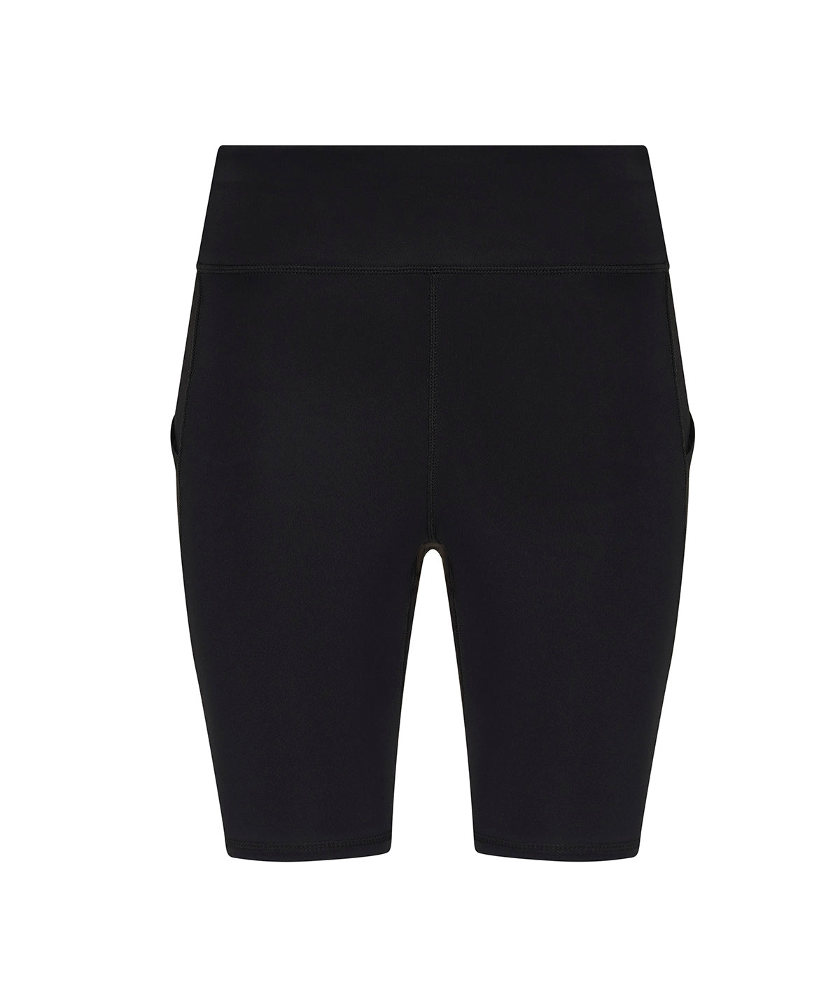 AWDis Just Cool JC288 Women’s recycled tech shorts in Jet Black