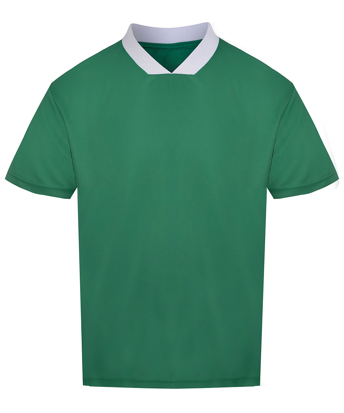 AWDis Just Cool JC442 Retro sports jersey in Green/White