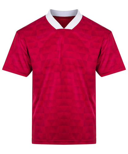 AWDis Just Cool JC442 Retro sports jersey in Red/White