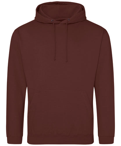 AWDis Just Hoods JH001 College hoodie in Chocolate Fudge Brownie