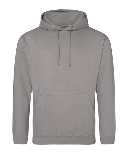 AWDis Just Hoods JH001 College hoodie in Platinum Grey