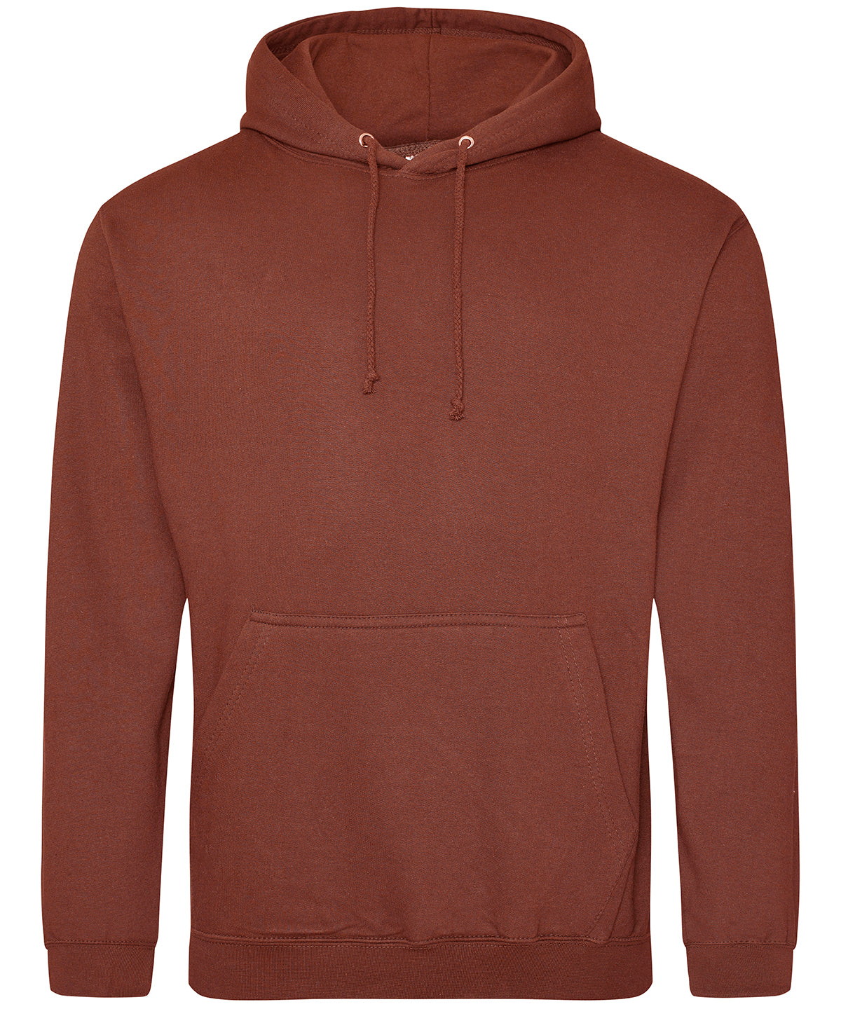 AWDis Just Hoods JH001 College hoodie in Red Rust