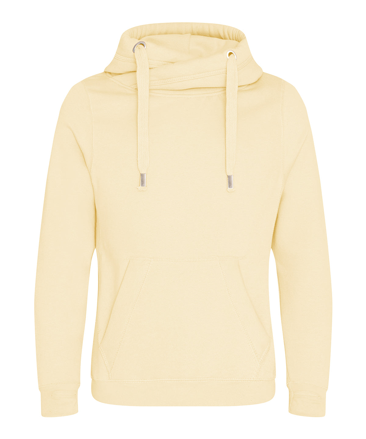 AWDis Just Hoods JH021 Cross neck hoodie in Vanilla Milkshake
