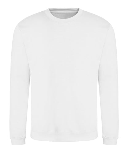 AWDis Just Hoods JH030 AWDis sweatshirt in Arctic White*†