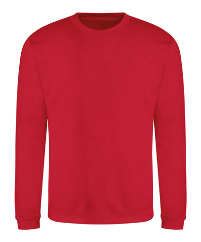 AWDis Just Hoods JH030 AWDis sweatshirt in Fire Red*†
