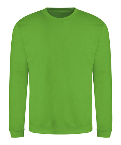 AWDis Just Hoods JH030 AWDis sweatshirt in Lime Green