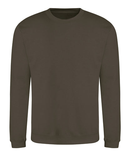 AWDis Just Hoods JH030 AWDis sweatshirt in Olive Green