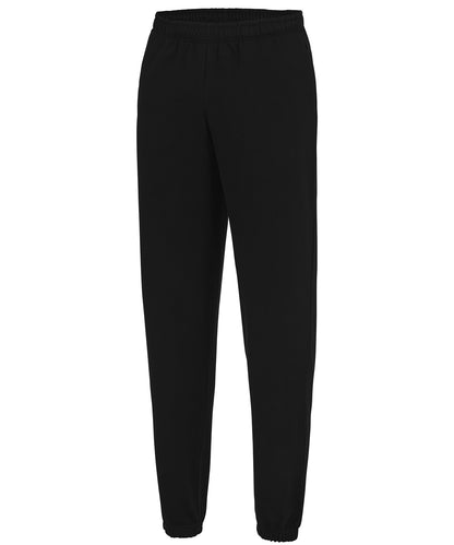 AWDis Just Hoods JH072 College cuffed sweatpants in Deep Black