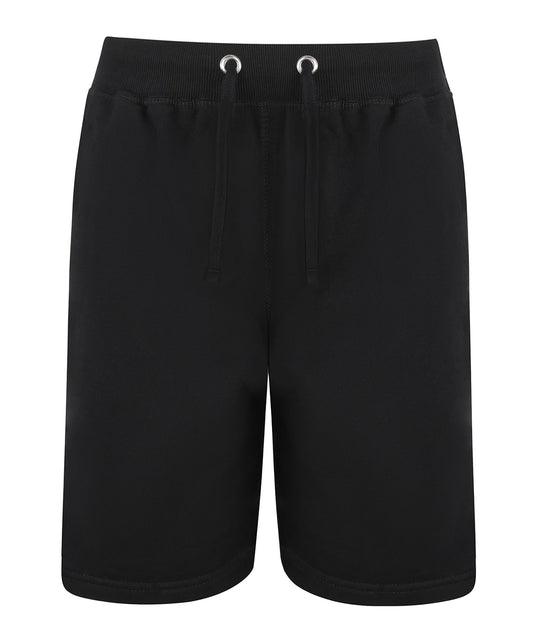 AWDis Just Hoods JH080 Campus shorts in Deep Black