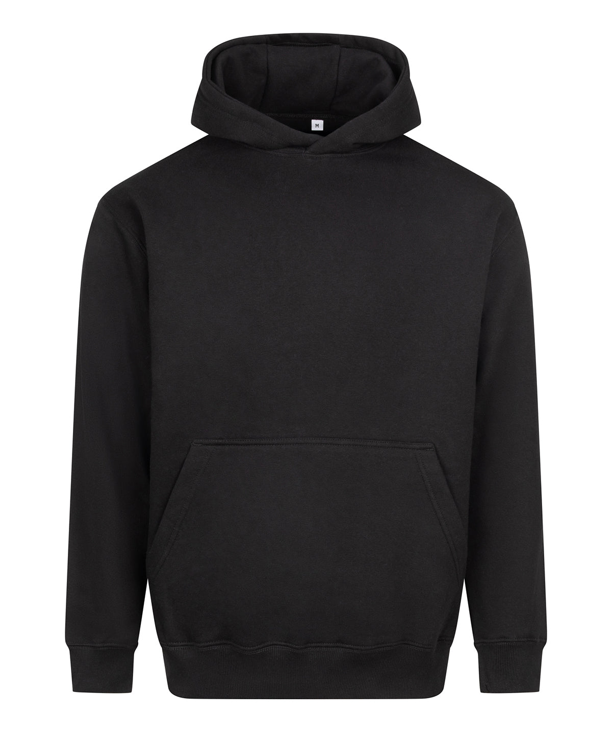 AWDis Just Hoods JH111 Vision heavyweight hoodie in Deep Black*