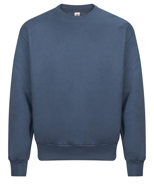 AWDis Just Hoods JH123 Signature heavyweight sweatshirt in Airforce Blue